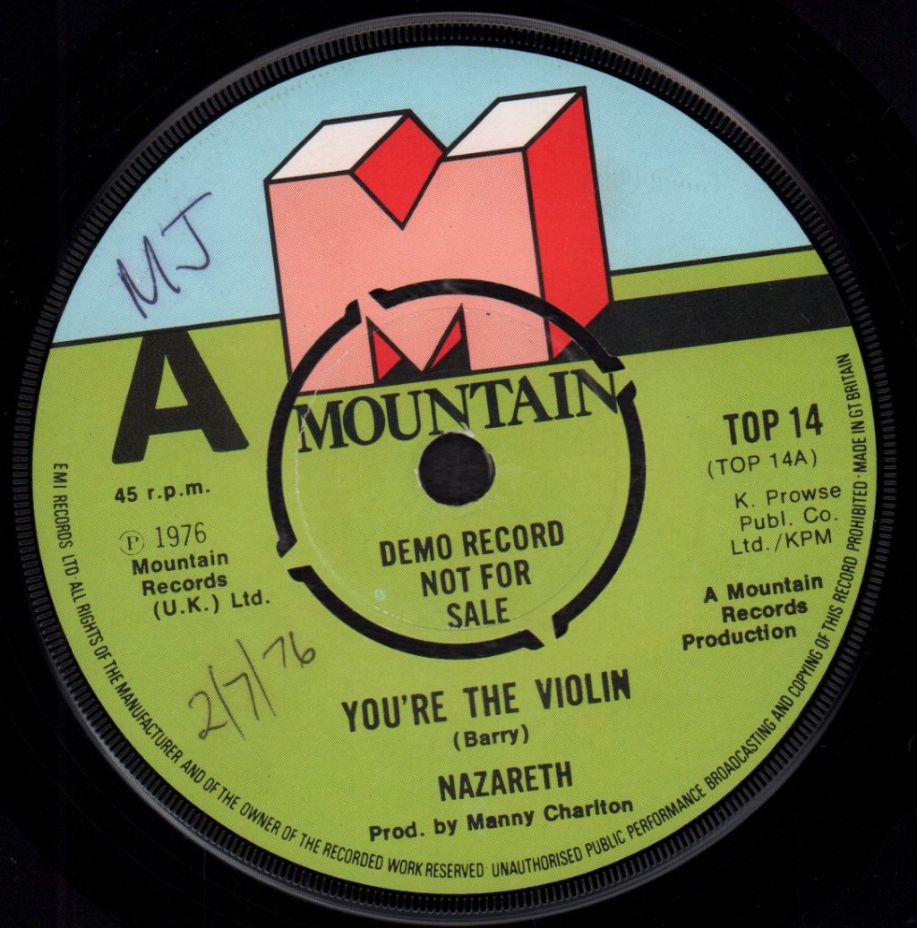 Nazareth - You're The Violin - 7 Inch