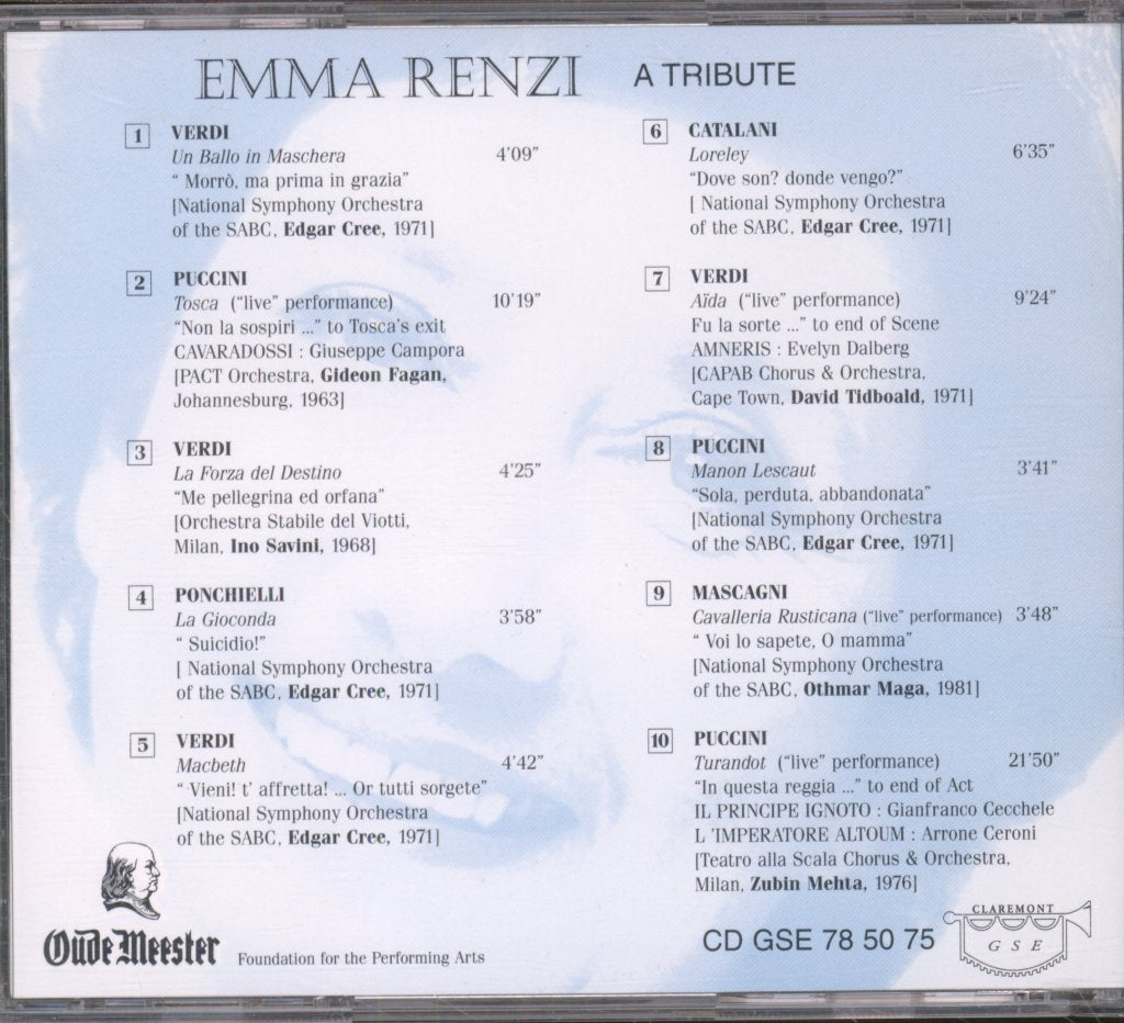 Emma Renzi - A Tribute - Cd