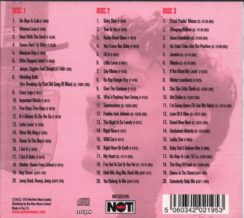 Gene Vincent - Singles Collection - Cd Set