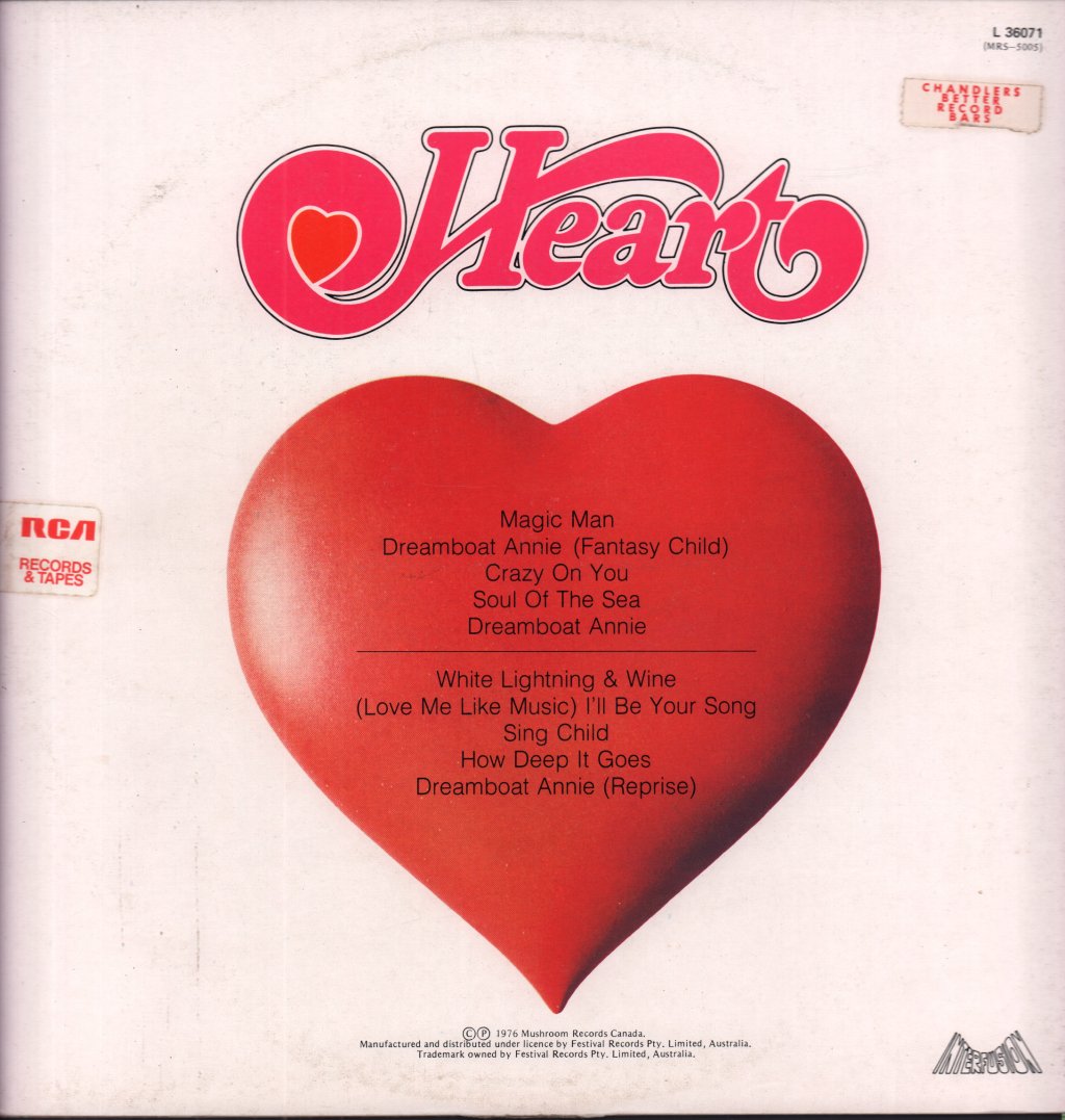 Heart - Dreamboat Annie - Lp