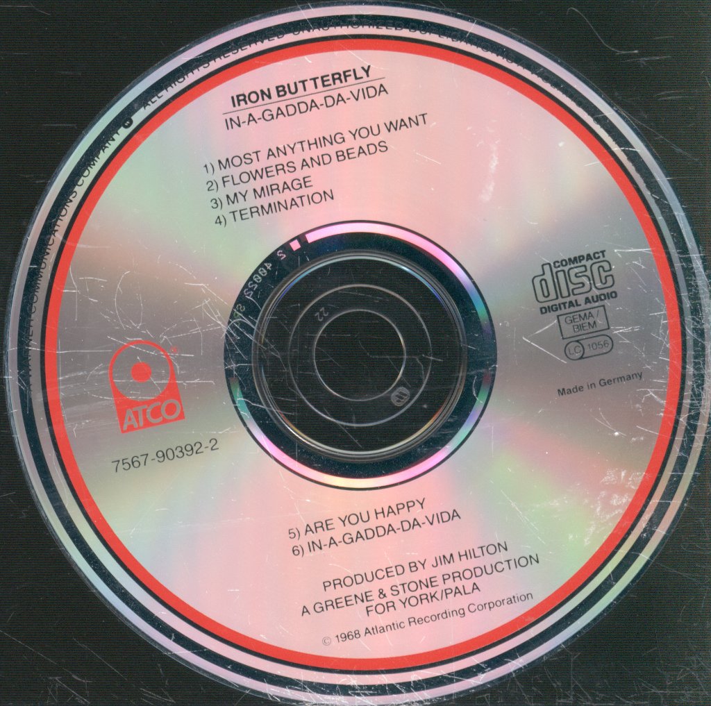 Iron Butterfly - In-A-Gadda-Da-Vida - Cd