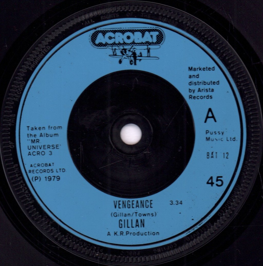 Gillan - Vengeance - 7 Inch