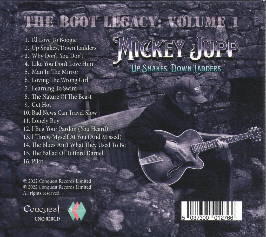 Mickey Jupp - Up Snakes, Down Ladders (The Boot Legacy: Volume 1) - Cd