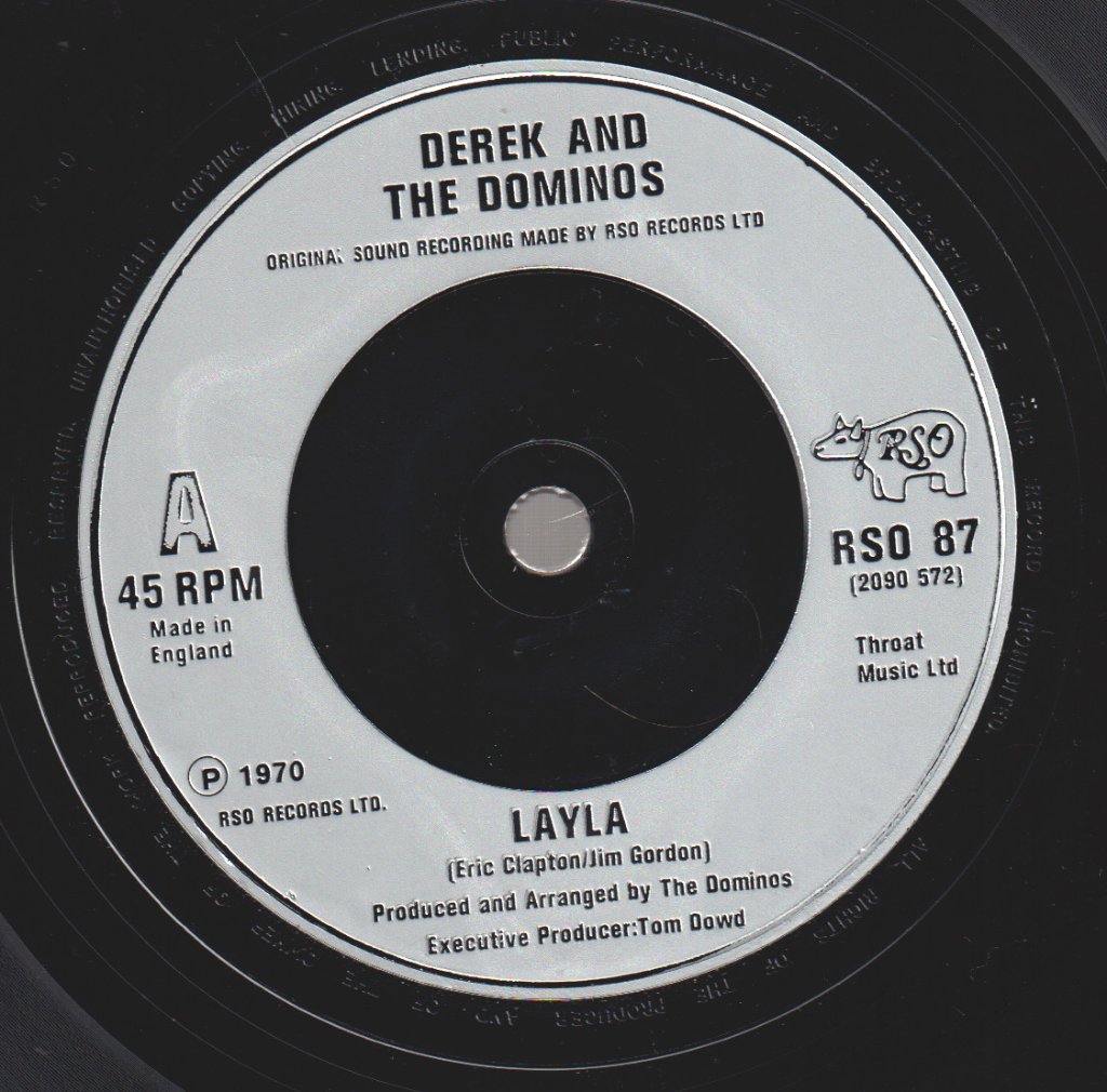 Derek And The Dominos - Layla - 7 Inch
