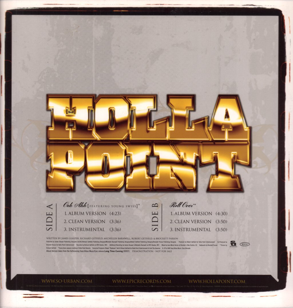 Holla Point - Ooh Ahh - 12 Inch
