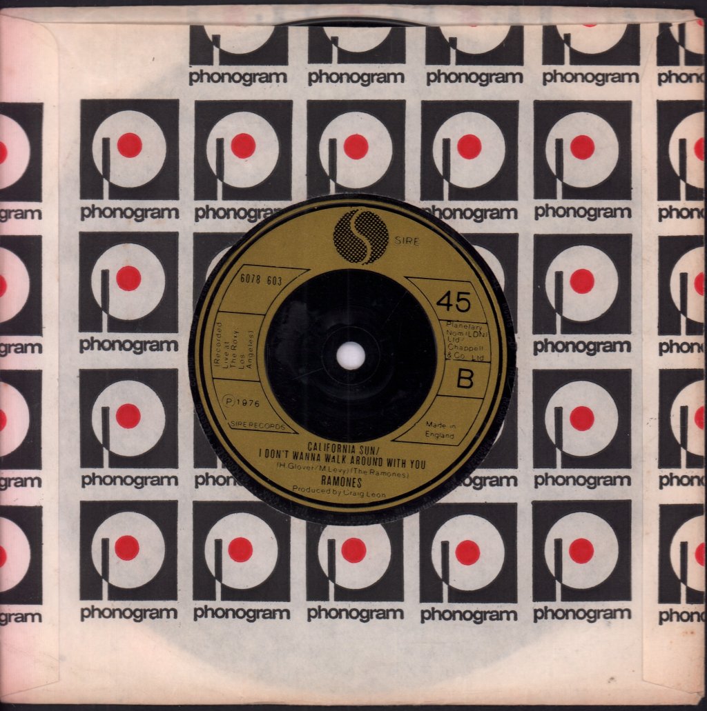 Ramones - I Remember You - 7 Inch