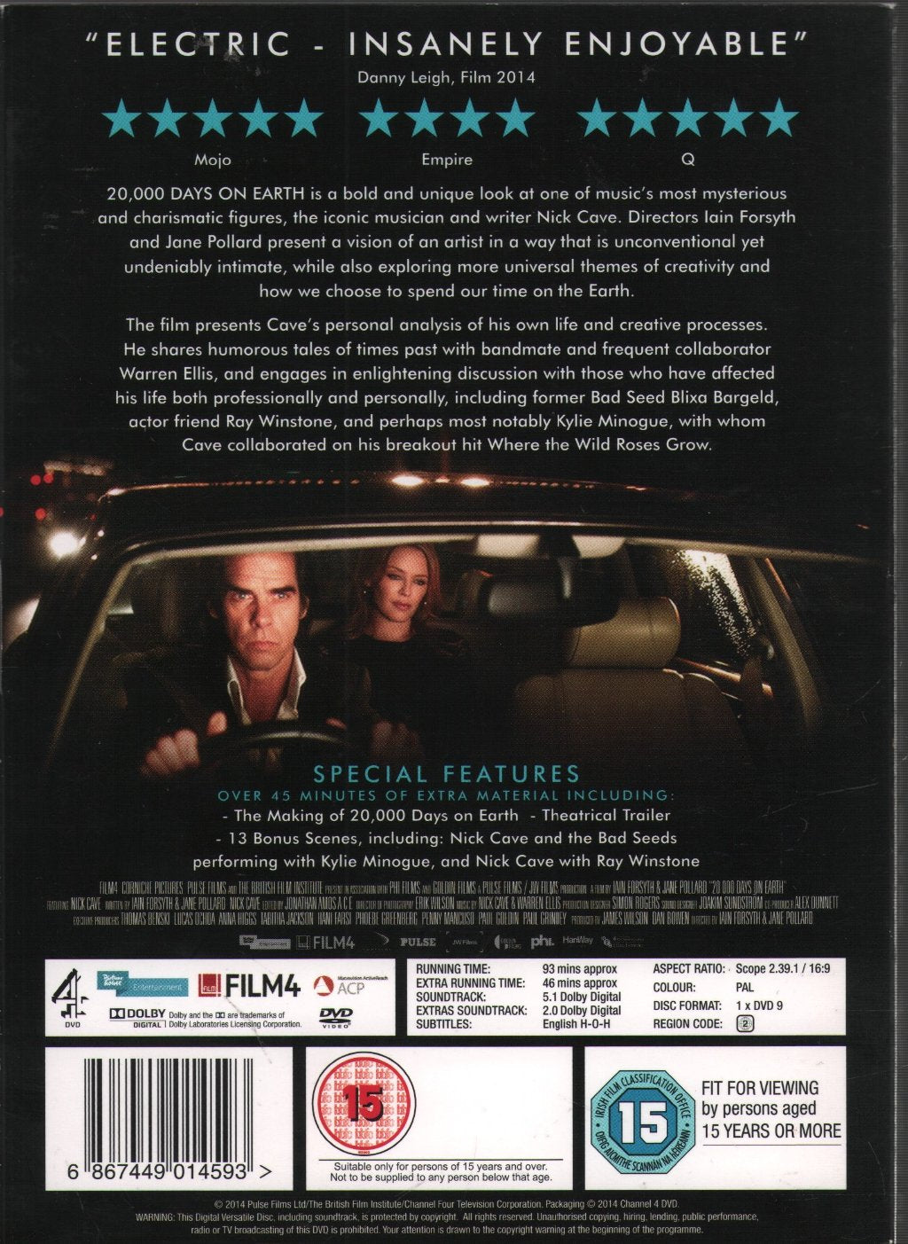 Nick Cave - 20,000 Days On Earth - Dvd