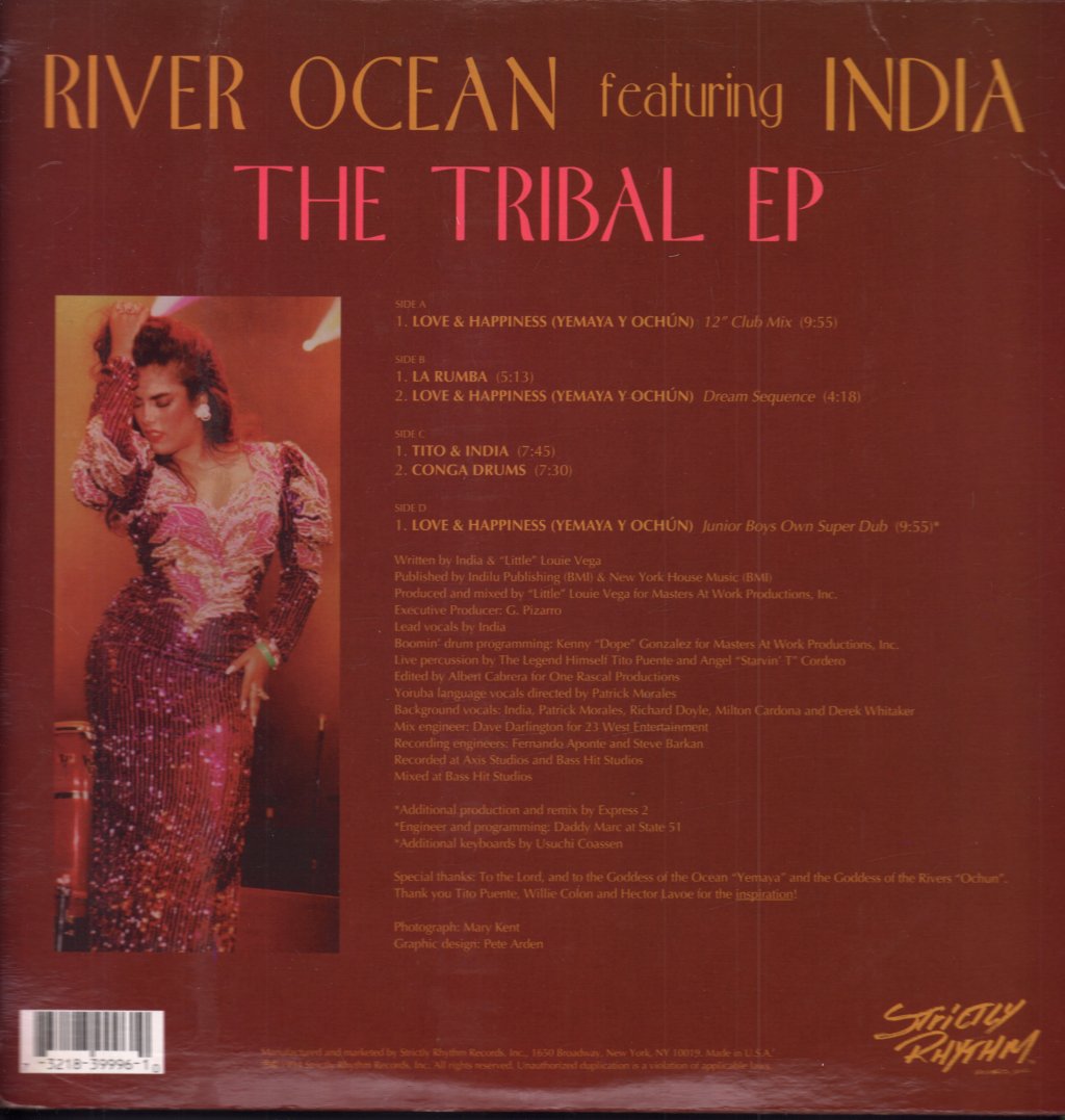 River Ocean Featuring India - Tribal EP - Double 12 Inch
