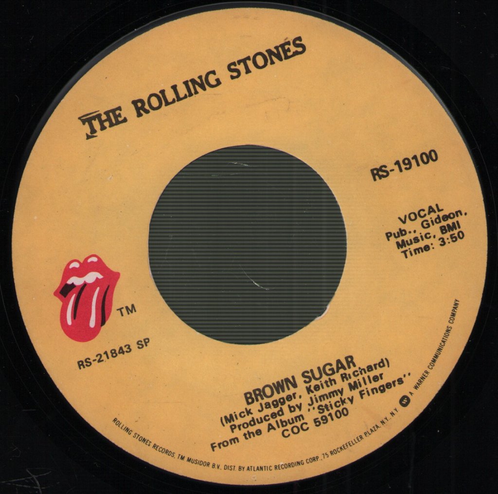 Rolling Stones - Brown Sugar - 7 Inch