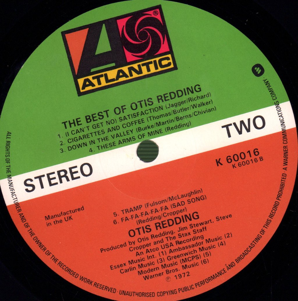 Otis Redding - Best Of - Double Lp