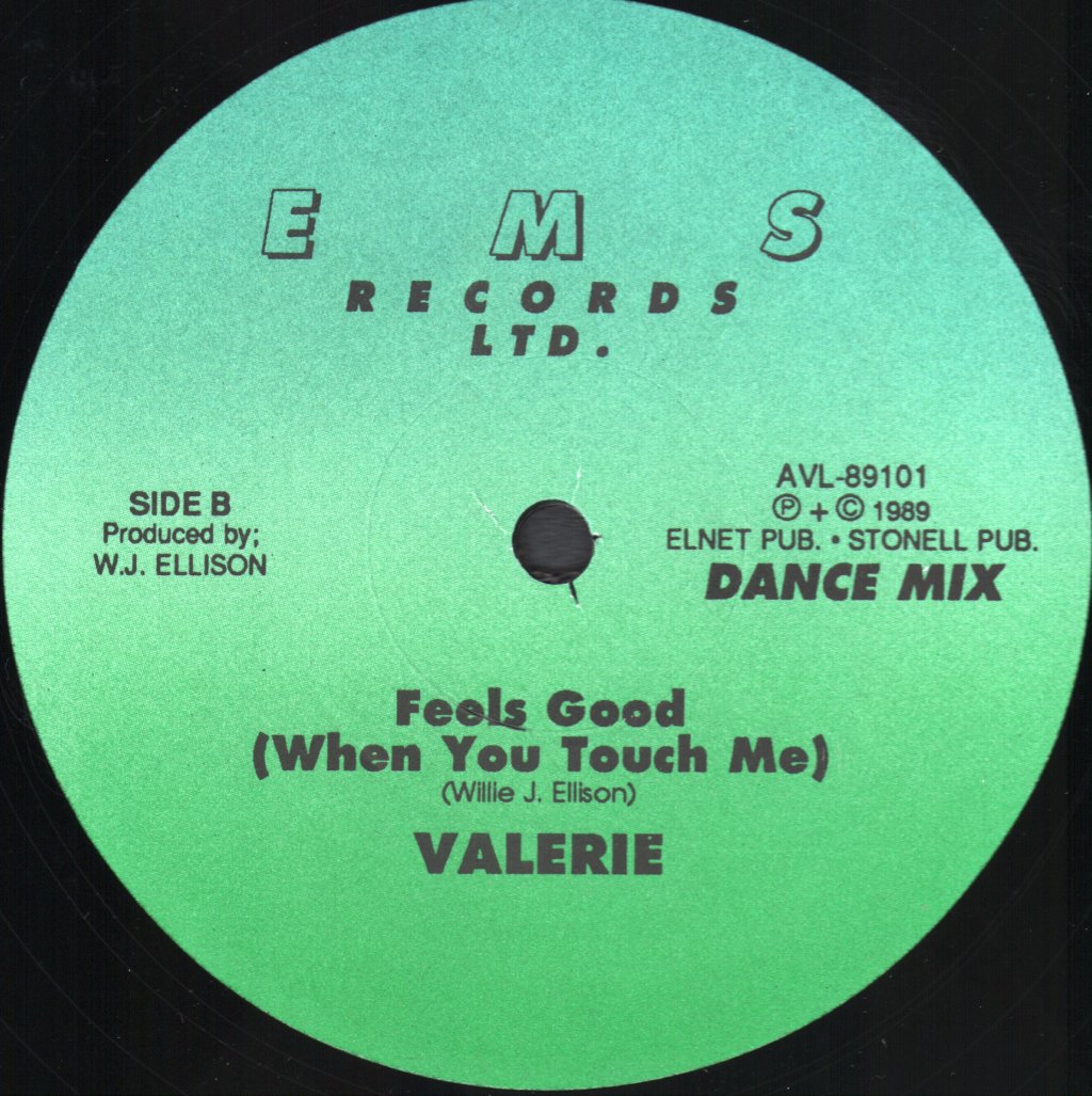 Valerie (Soul/Funk) - Feels Good (When You Touch Me) - 12 Inch