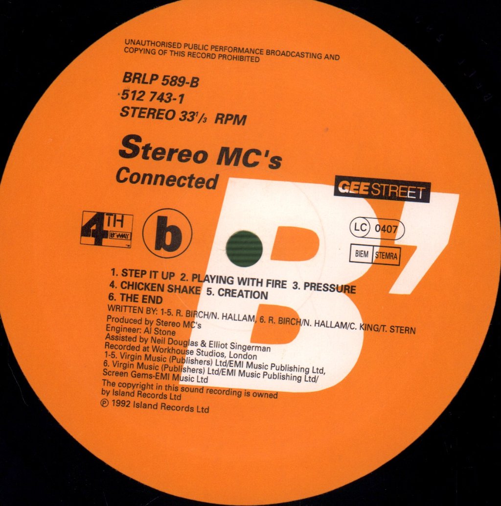 Stereo Mc's - Connected - Lp