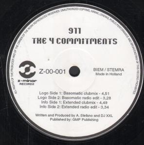 911 (Dance) - 4 Commitments - 12 Inch