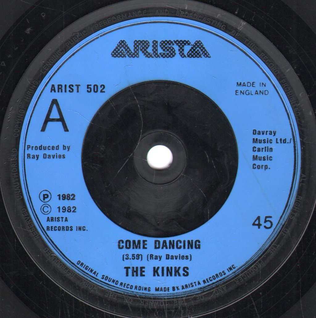 Kinks - Come Dancing - 7 Inch