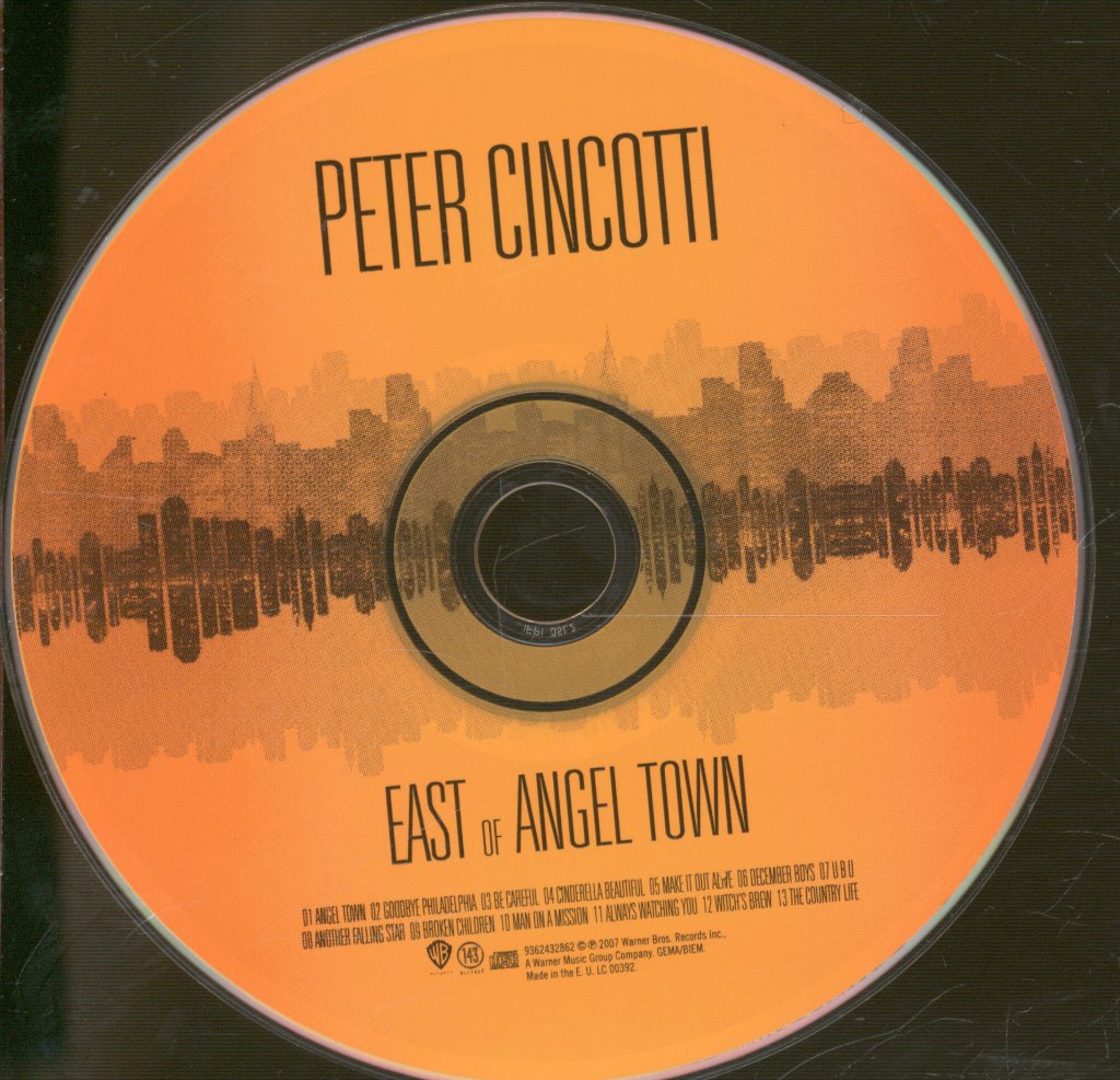 Peter Cincotti - East Of Angel Town - Cd