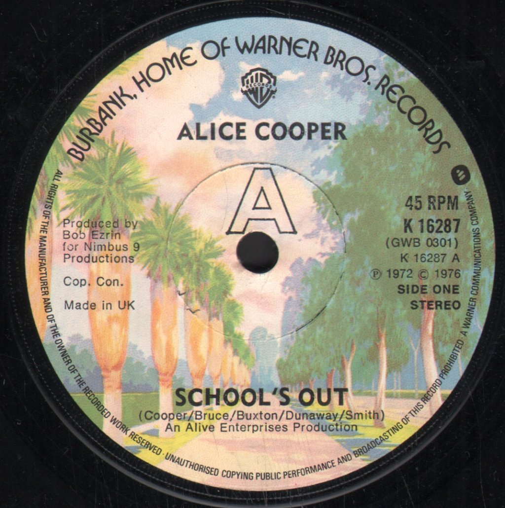 Alice Cooper - School's Out - 7 Inch