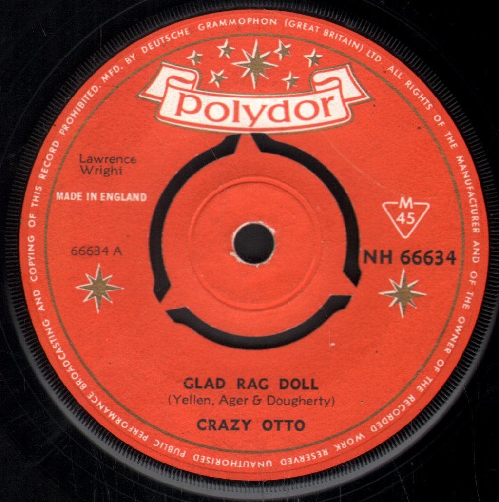 Crazy Otto - Glad Rag Doll - 7 Inch