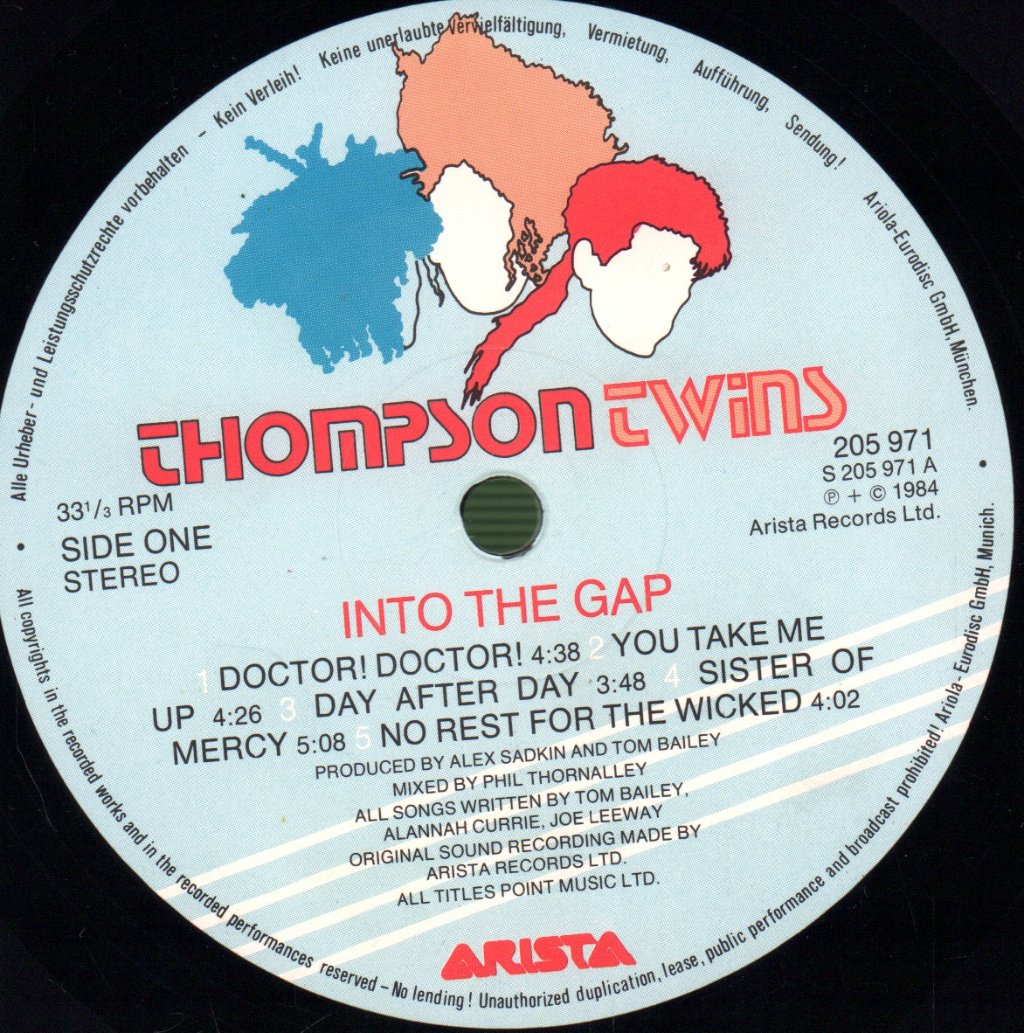 Thompson Twins - Into The Gap - Lp