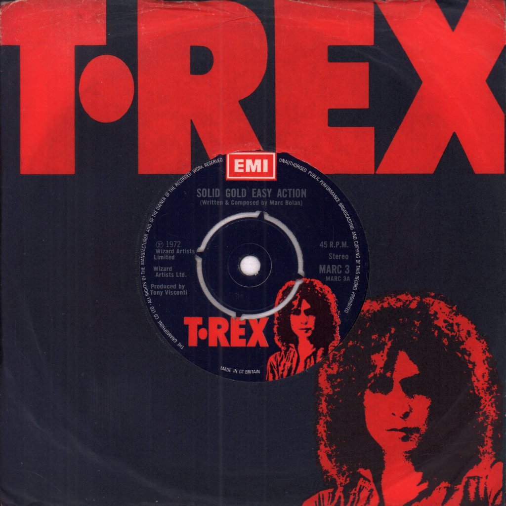 T Rex - Solid Gold Easy Action - 7 Inch