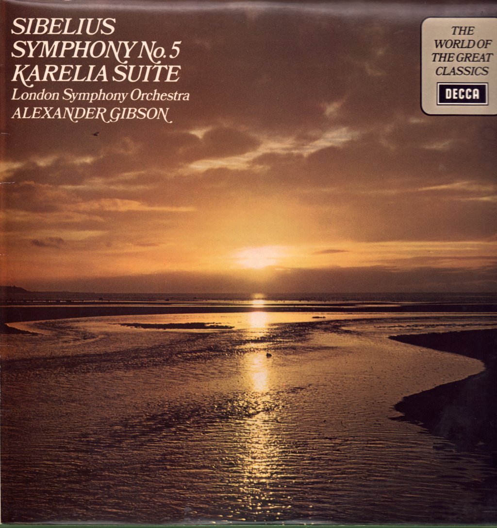 Sibelius - Symphony No. 5 In E Flat Major, Op.82 / Karelia Suite, Op.11 - Lp