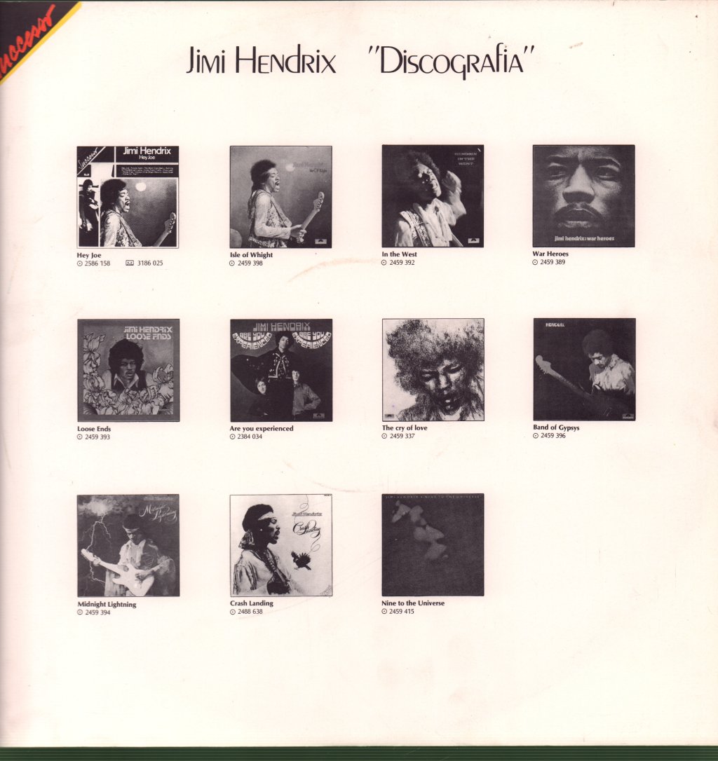 Jimi Hendrix - Hey Joe - Lp