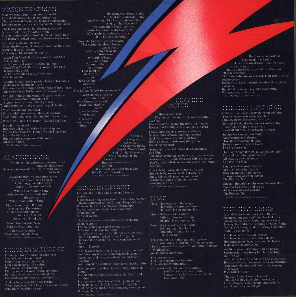 David Bowie - Aladdin Sane - Lp