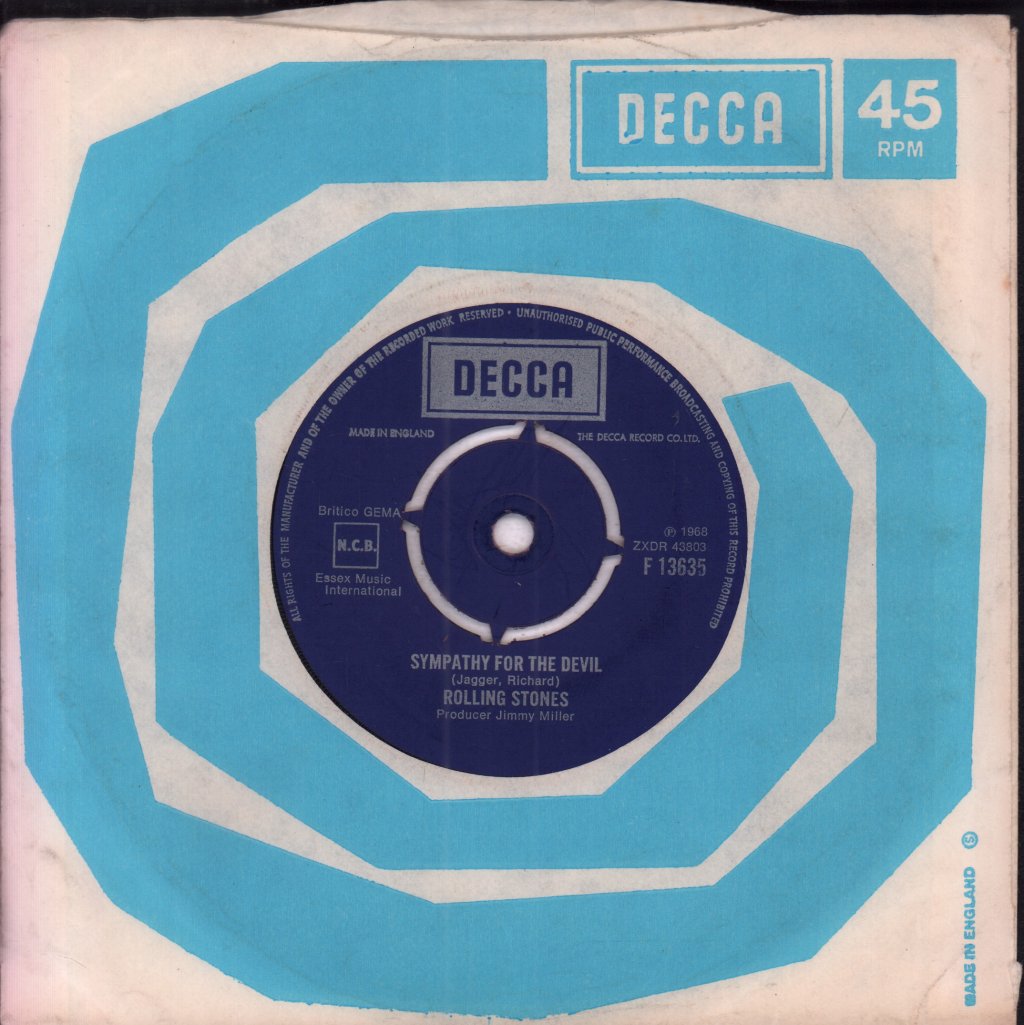 Rolling Stones - Honky Tonk Women - 7 Inch