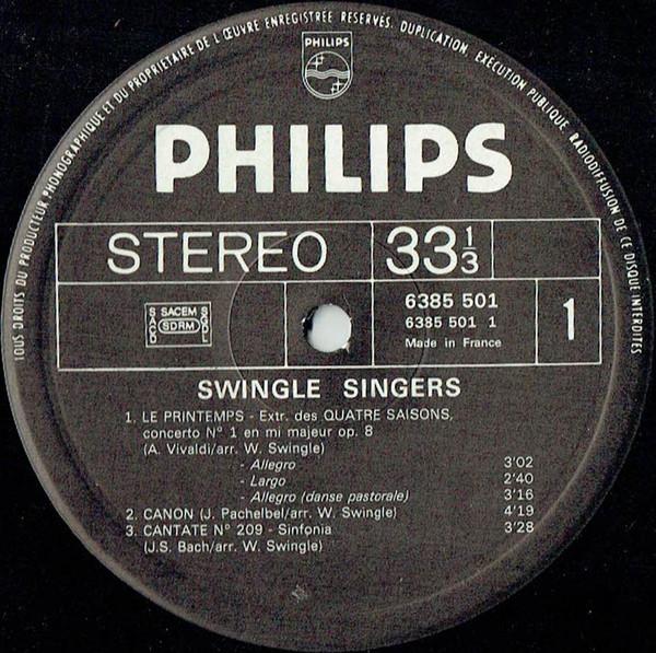 Les Swingle Singers - Les 4 Saisons - Lp