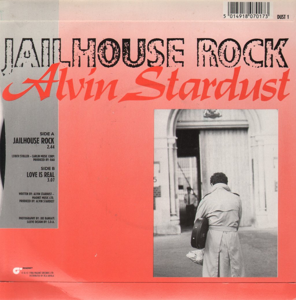 Alvin Stardust - Jailhouse Rock - 7 Inch