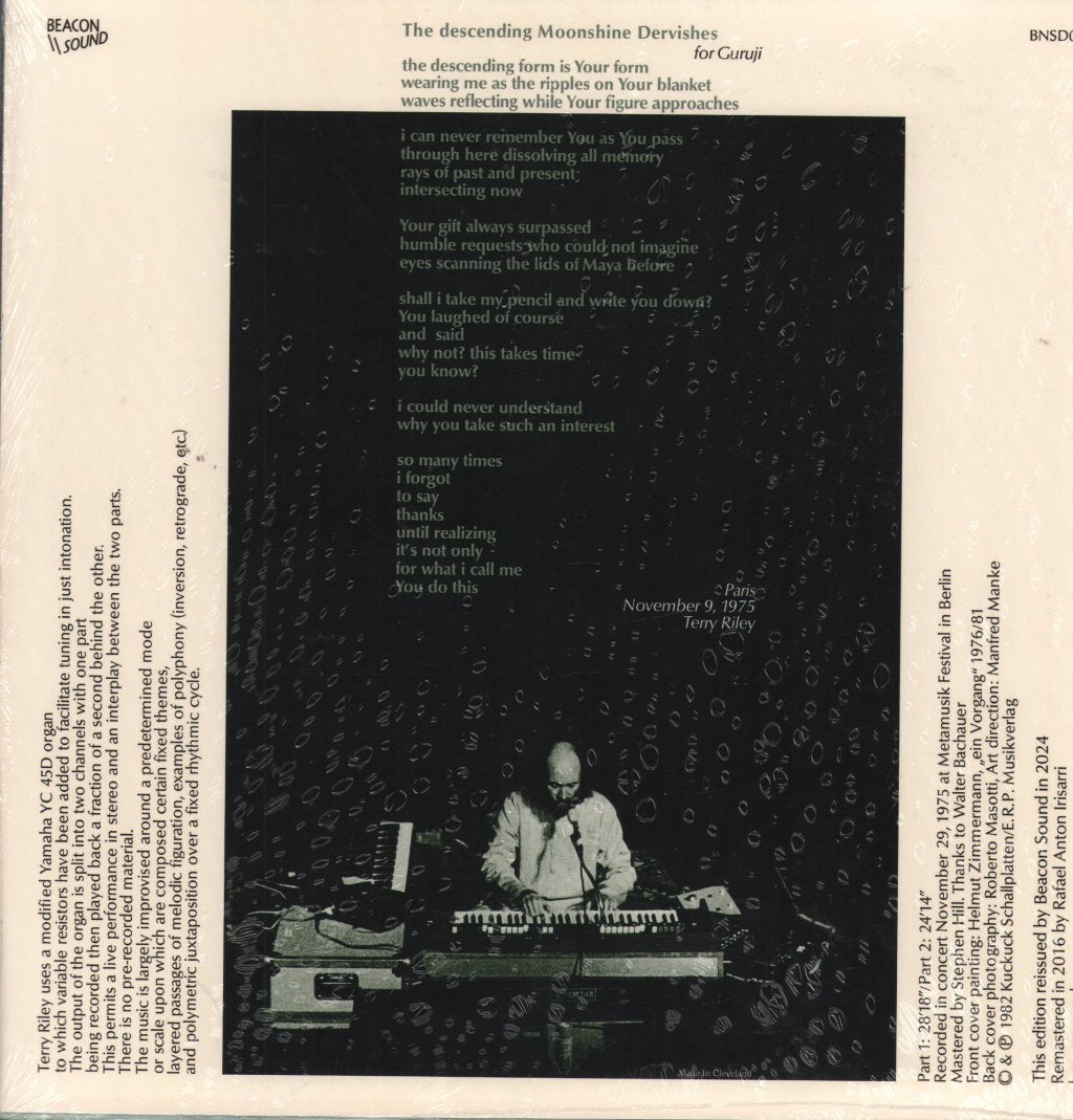 Terry Riley - Descending Moonshine Dervishes - Lp