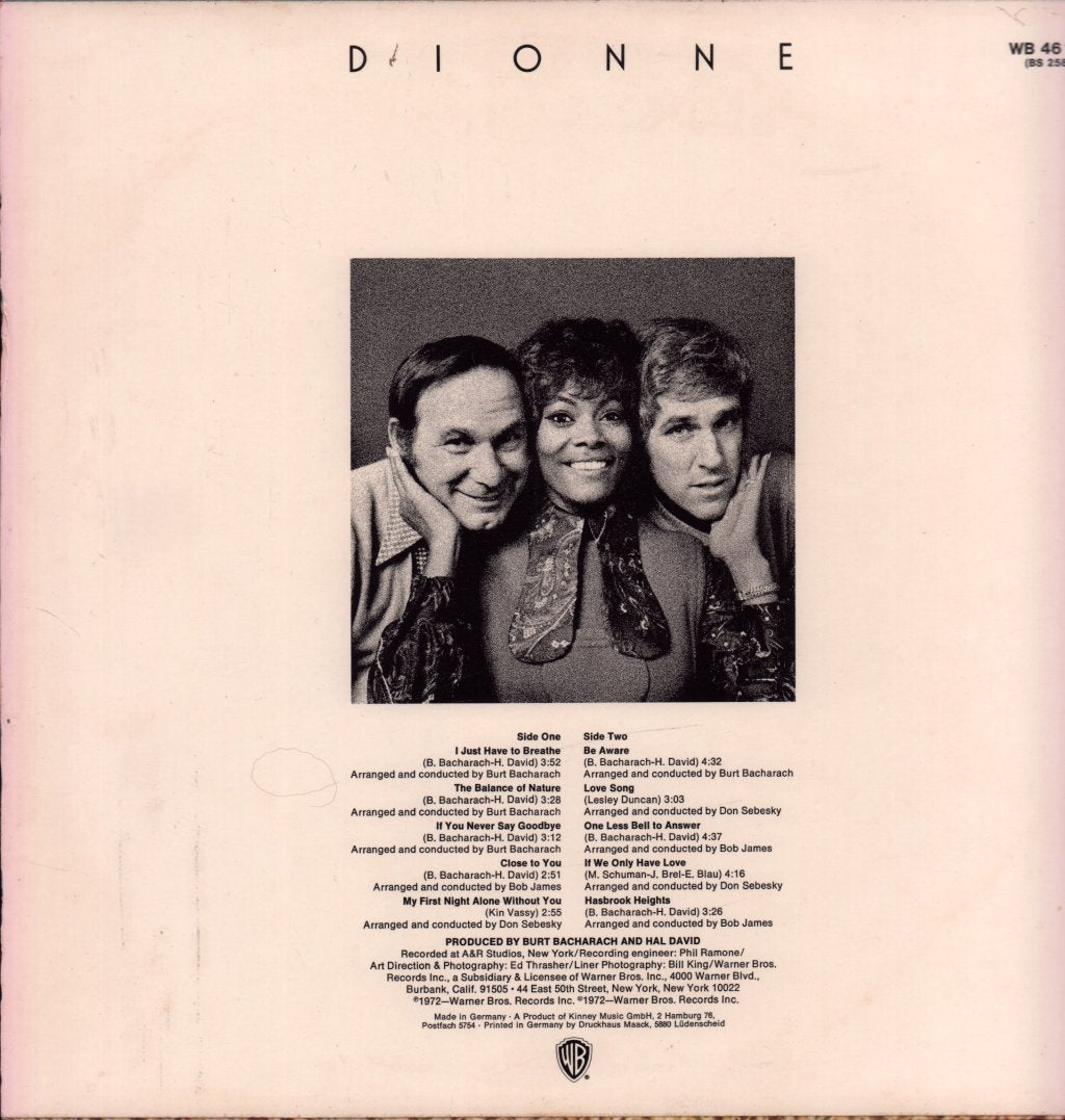 Dionne Warwick - Dionne - Lp