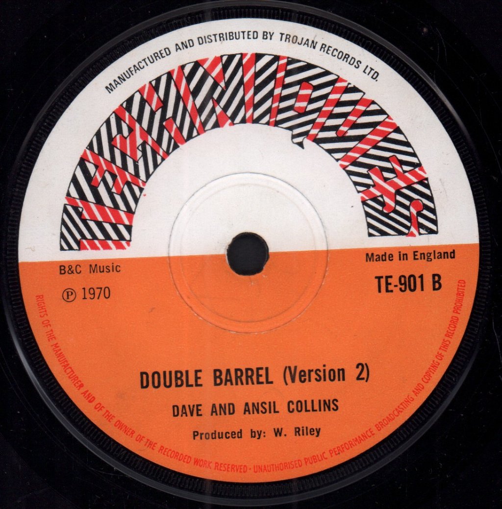 Dave And Ansil Collins - Double Barrel - 7 Inch