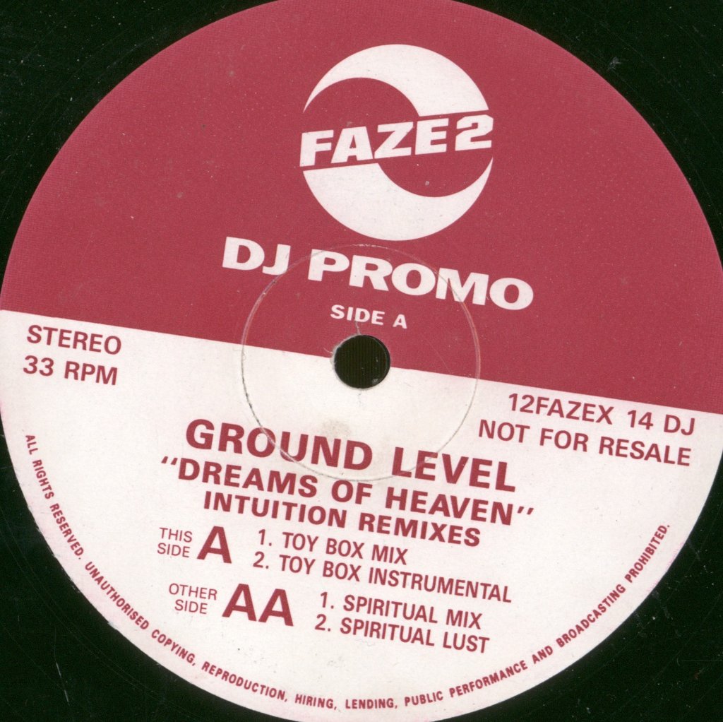 Ground Level - Dreams Of Heaven (Intuition Remixes) - 12 Inch