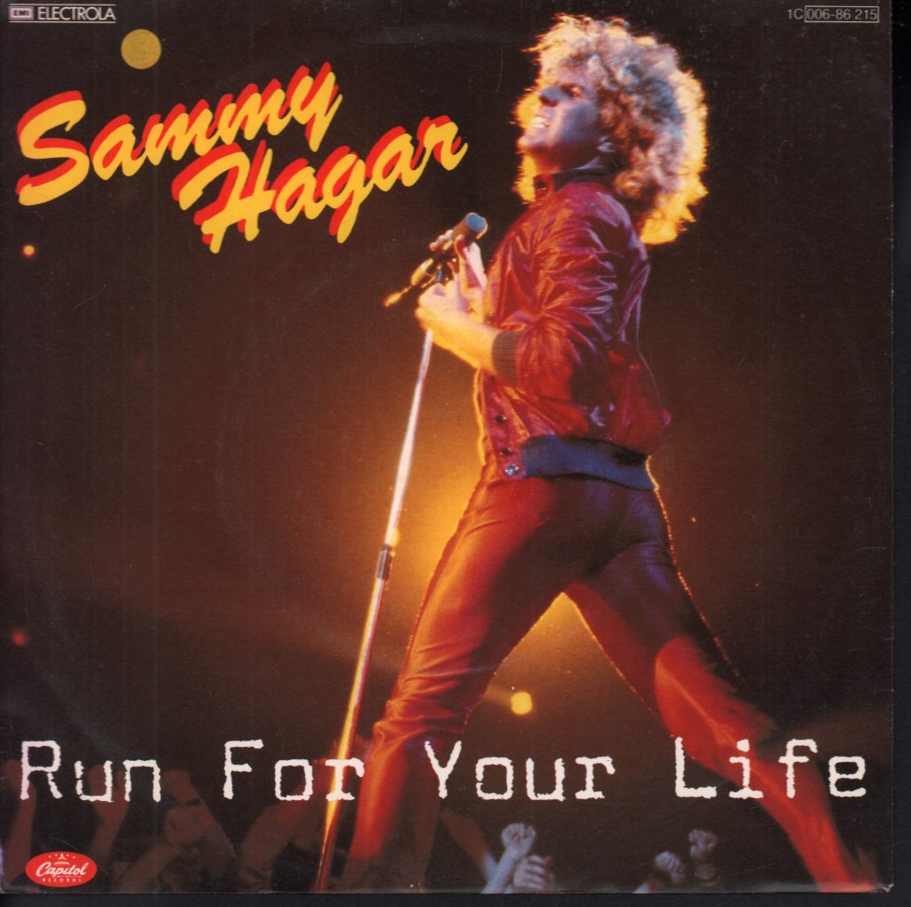 Sammy Hagar - Run For Your Life - 7 Inch