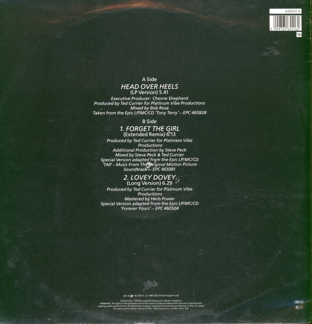 Tony Terry - Head Over Heels - 12 Inch