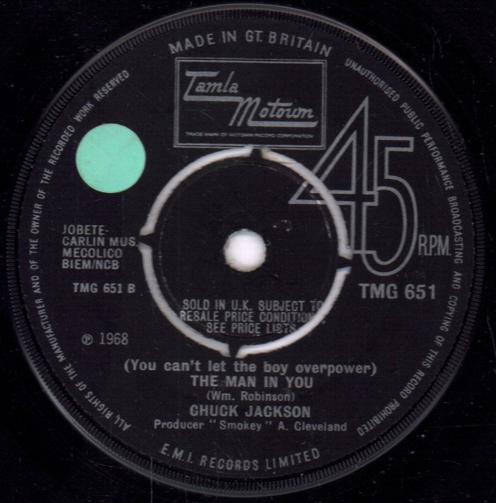 Chuck Jackson - Girls, Girls, Girls - 7 Inch