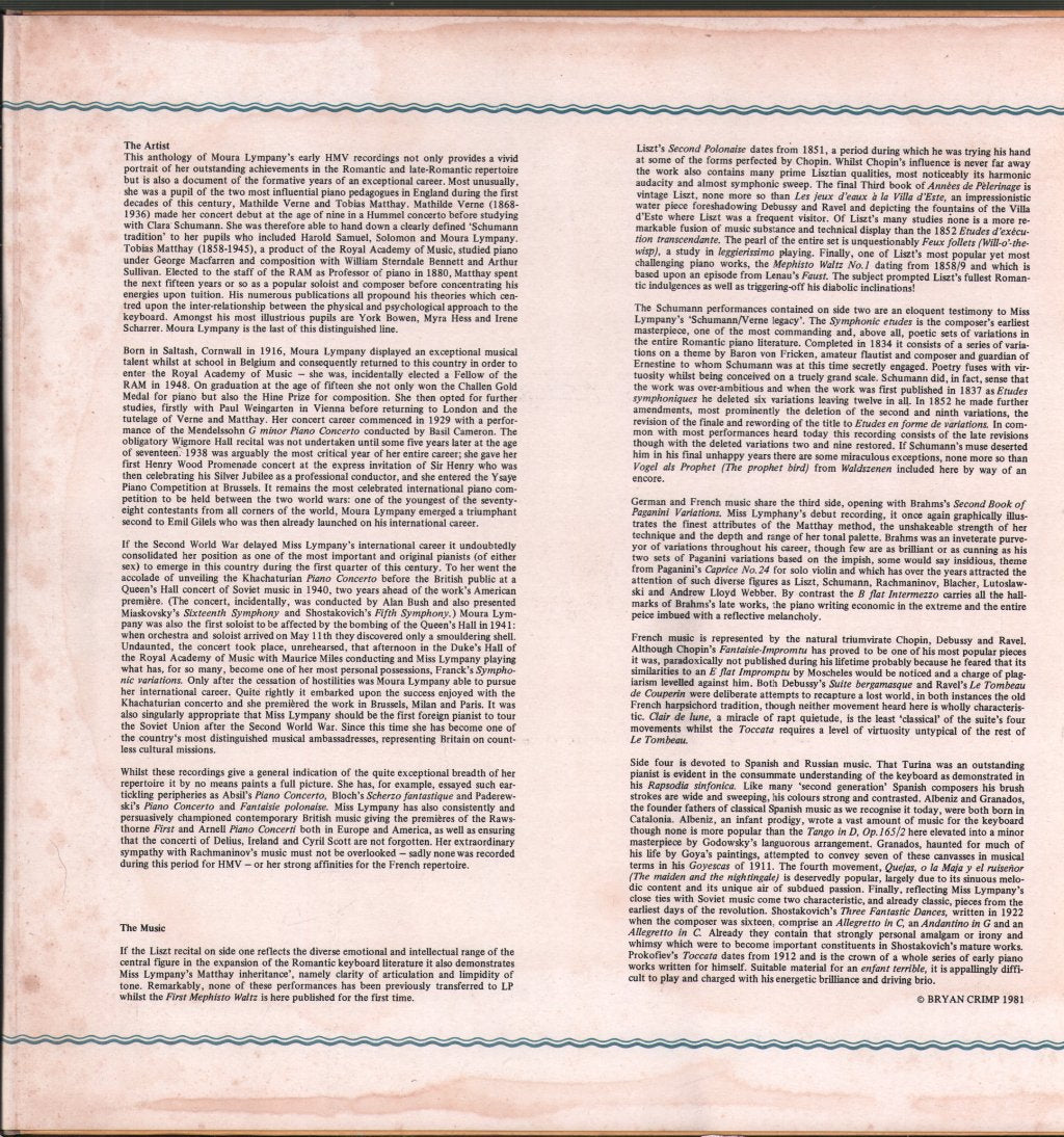 Moura Lympany - Lympany Legend - Double Lp