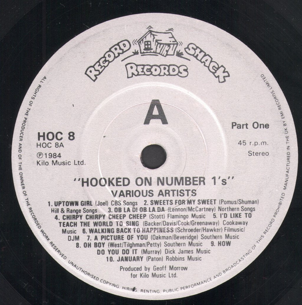 Various Artists - Hooked On Number 1'S - 7 Inch