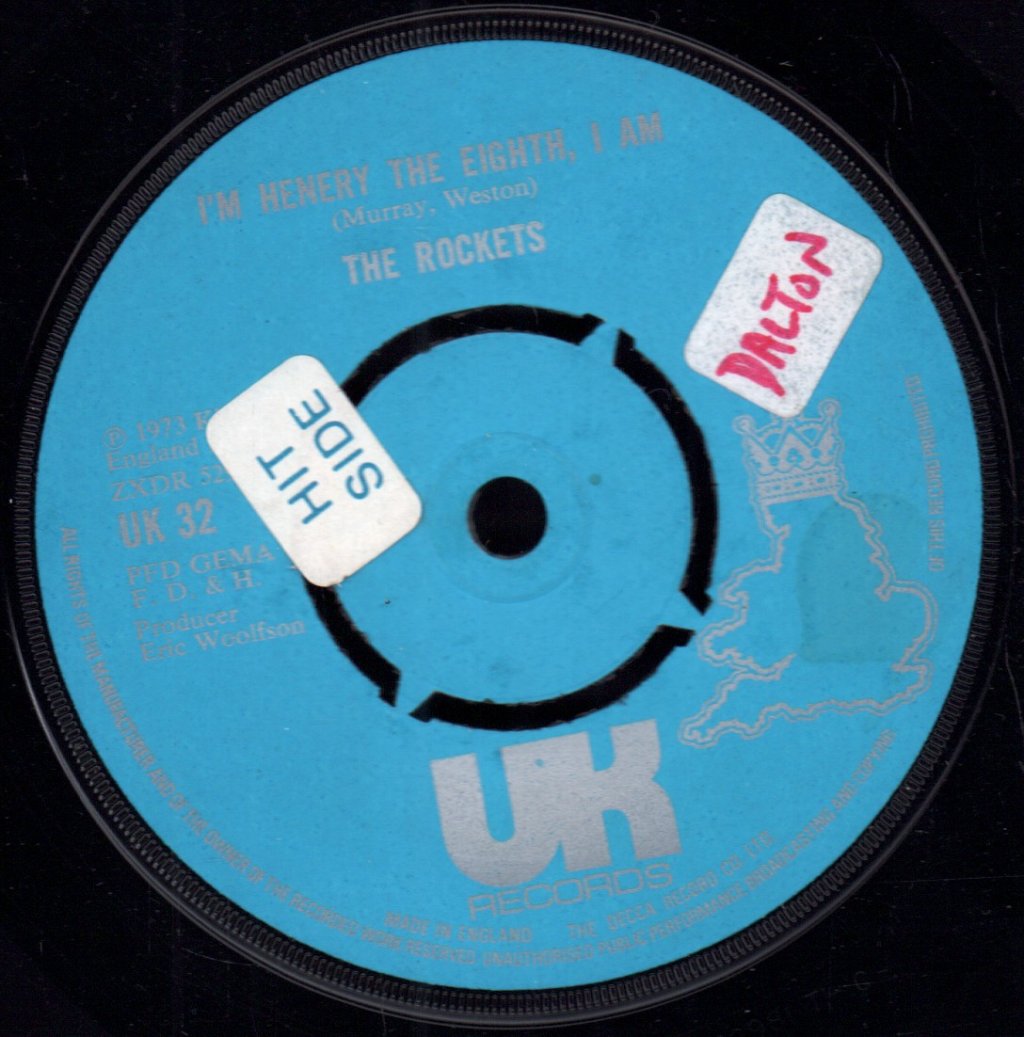 Rockets (70'S Pop Group) - I'm Henery The Eighth I Am - 7 Inch