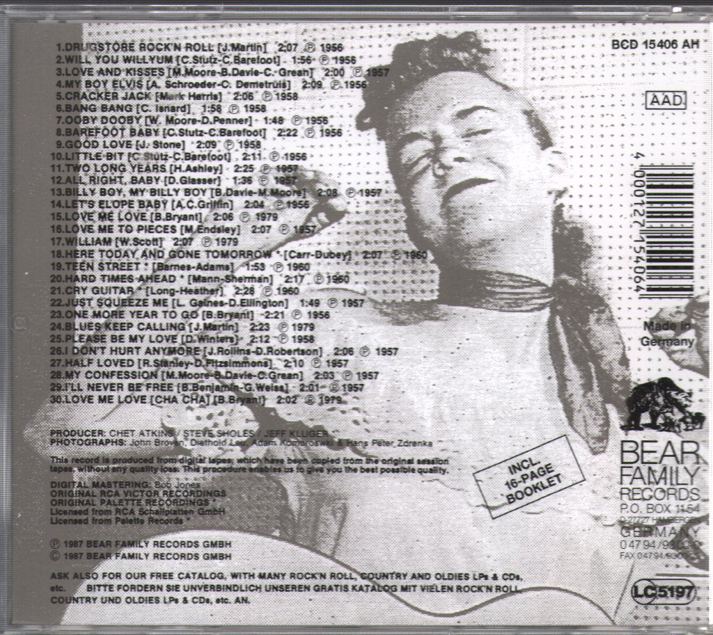 Janis Martin - Female Elvis: Complete Recordings 1956-60 - Cd