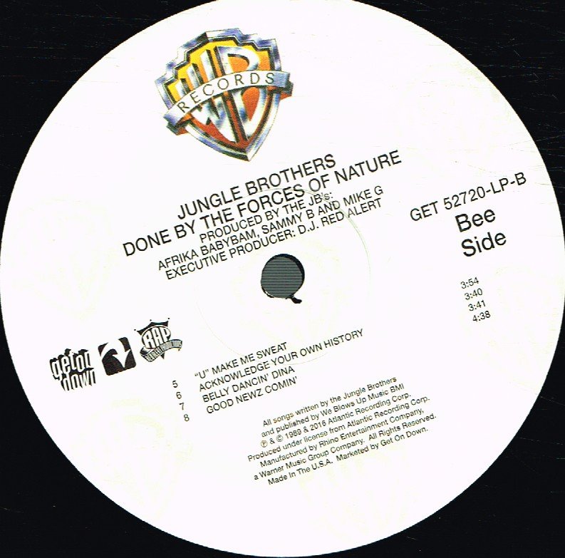 Jungle Brothers - Done By The Forces Of Nature - Double Lp