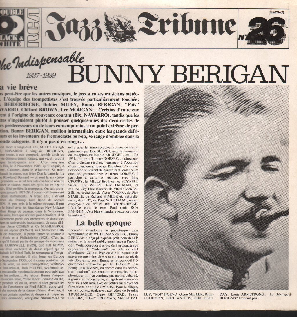 Bunny Berigan - Indispensable Bunny Berigan - Double Lp