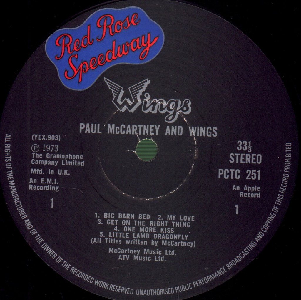 Wings - Red Rose Speedway - Lp