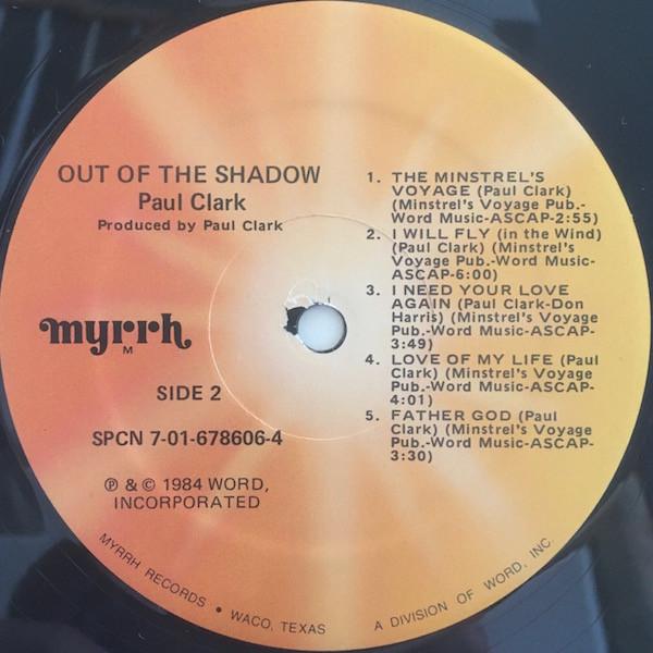 Paul Clark - Out Of The Shadow - Lp
