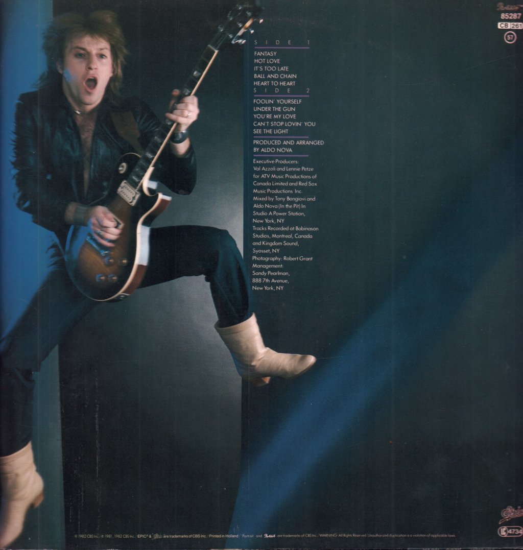 Aldo Nova - Aldo Nova - Lp