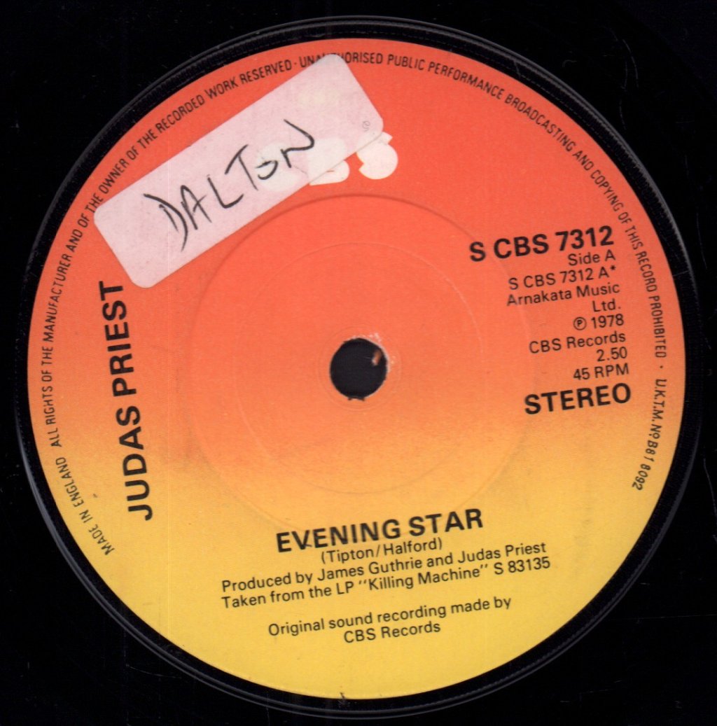 Judas Priest - Evening Star - 7 Inch