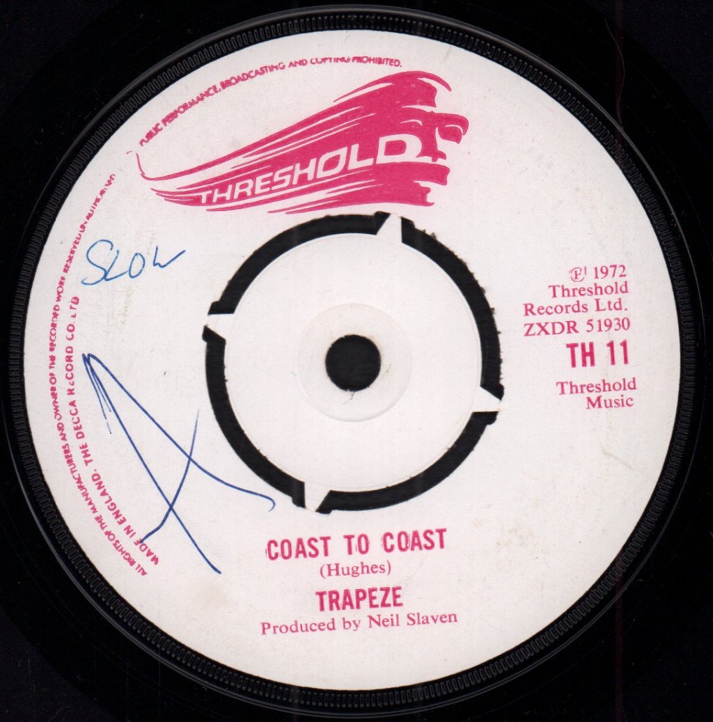 Trapeze - Coast To Coast - 7 Inch