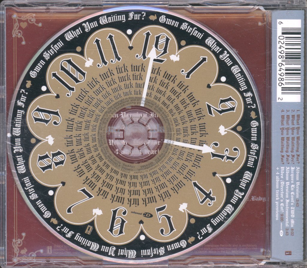 Gwen Stefani - What You Waiting For? - Cd