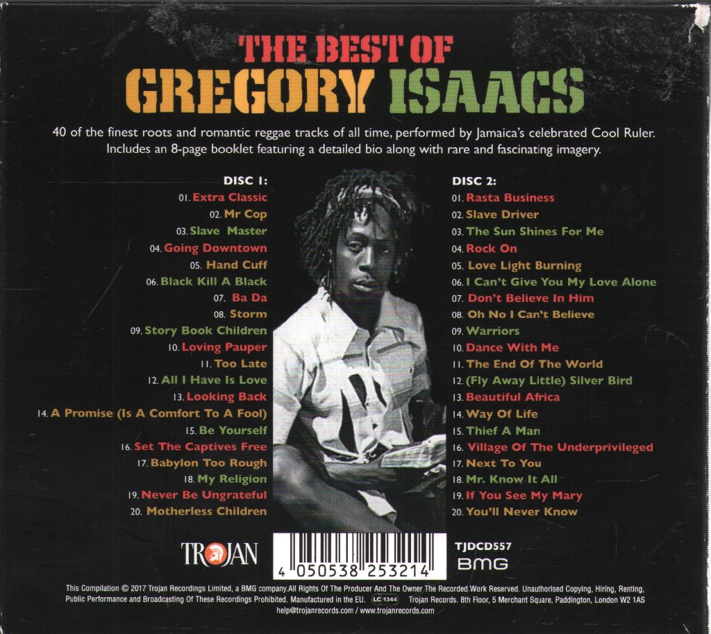 Gregory Isaacs - Best Of Gregory Isaacs - Double Cd