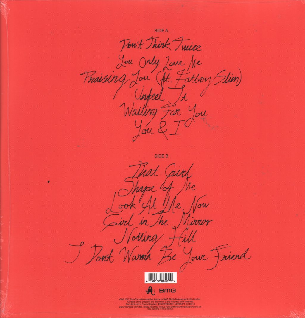 Rita Ora - You And I - Lp